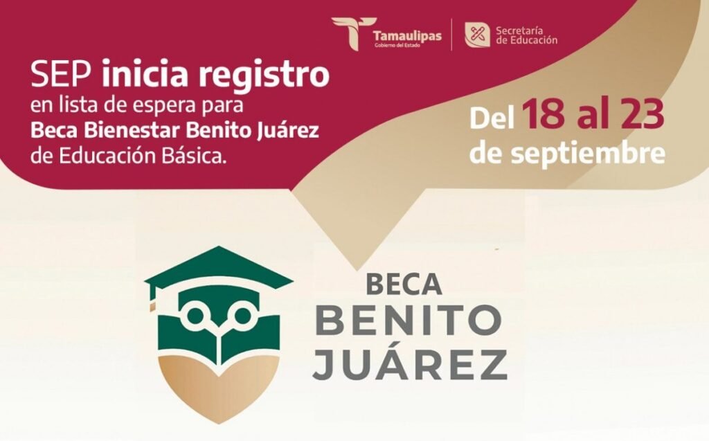 Beca benito juárez Registro